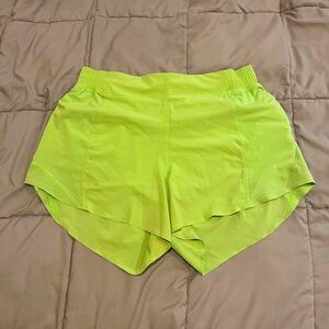 RARE Hotty Hot High Rise 4” Lined Lululemon Short Size 12 Special Edition